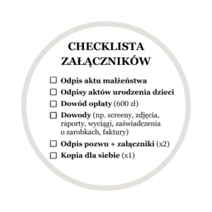pozew rozwodowy